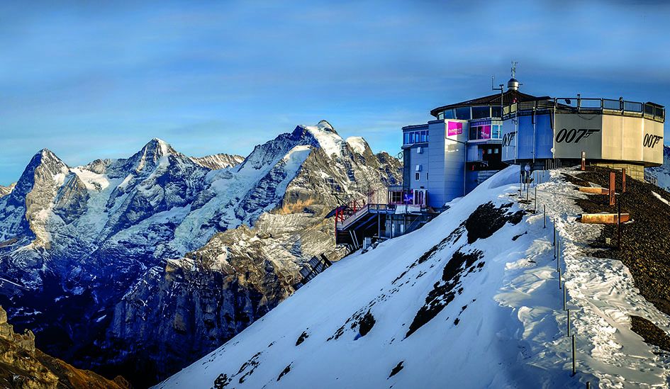 Im Dezember 2016 wurde das neue Gipfelgebäude auf dem Schilthorn eröffnet. Quelle: Schilthornbahn AG