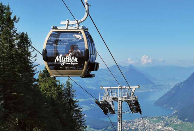 Rotenfluebahn Mythenregion: Gästezahlen und Umsätze steigen im 2. Geschäftsjahr nach Wiedereröffnung an Rotenfluebahn