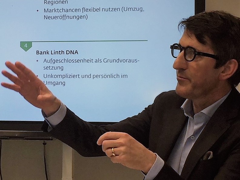 Bank Linth: Steigender Gewinn 2018 und Ernüchterung bei Fintech-Projekten