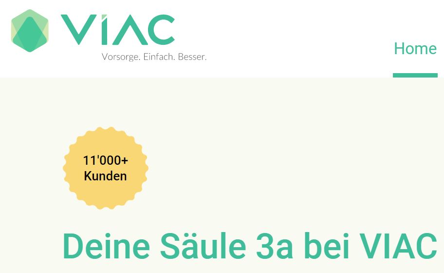 Viac: Smartphone-basierte Vorsorgelösung für die Säule 3a mit starkem Wachstum – Weiterer Ausbau