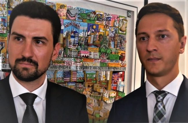 Tobias Hochstrasser und Raffael Frauenfelder, Albin Kistler: «EMS-Chemie bietet eine erstklassige Qualität»