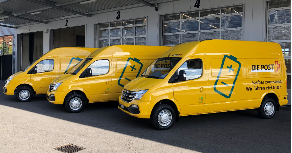 Auto AG: Schweizerische Post übernimmt zehn Elektro-Lieferwagen der Marke Maxus