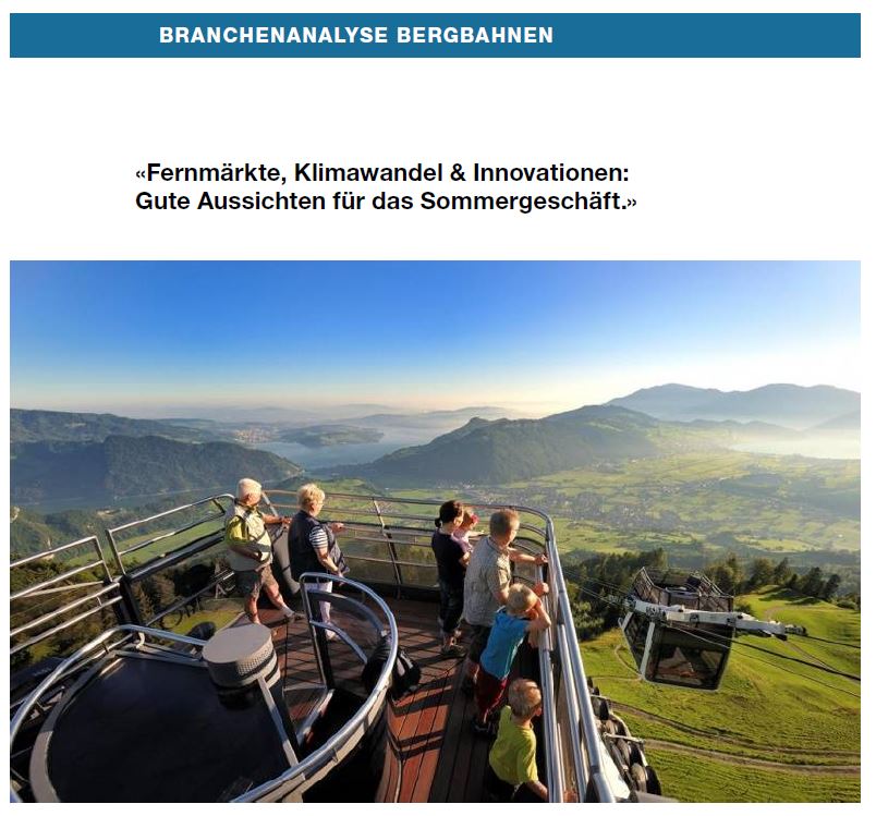 Bergbahnen: Branchenanalyse bekräftigt die Wichtigkeit des Sommertourismus