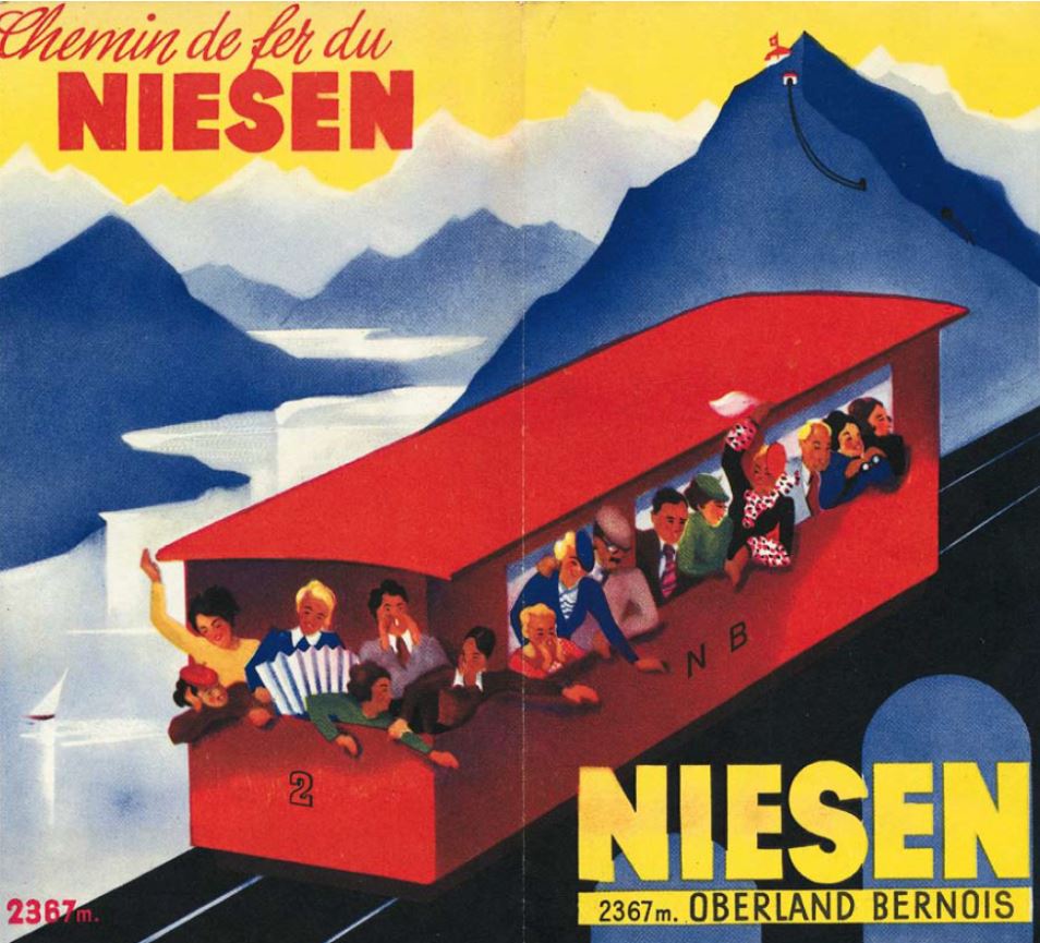 HistoriX: Niesen – mit Pferd, Maulesel und Drahtseilbahn auf die Pyramide am Thunersee