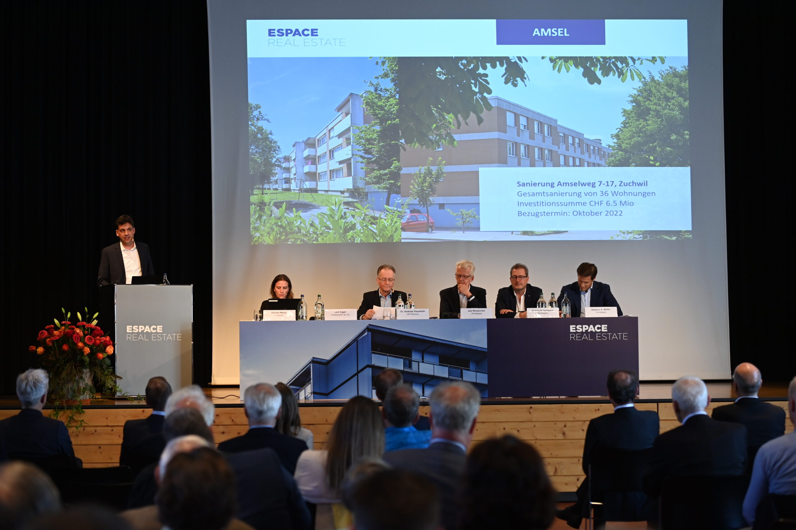 Espace Real Estate: Aktionäre trafen sich wieder zur Präsenz-GV