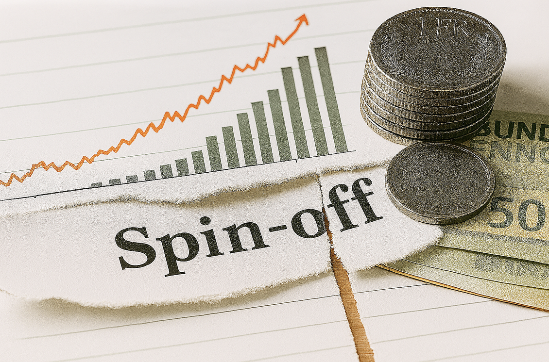 Performance von Schweizer Spin-offs: 72% Kursverlust bis 310% Kurszuwachs