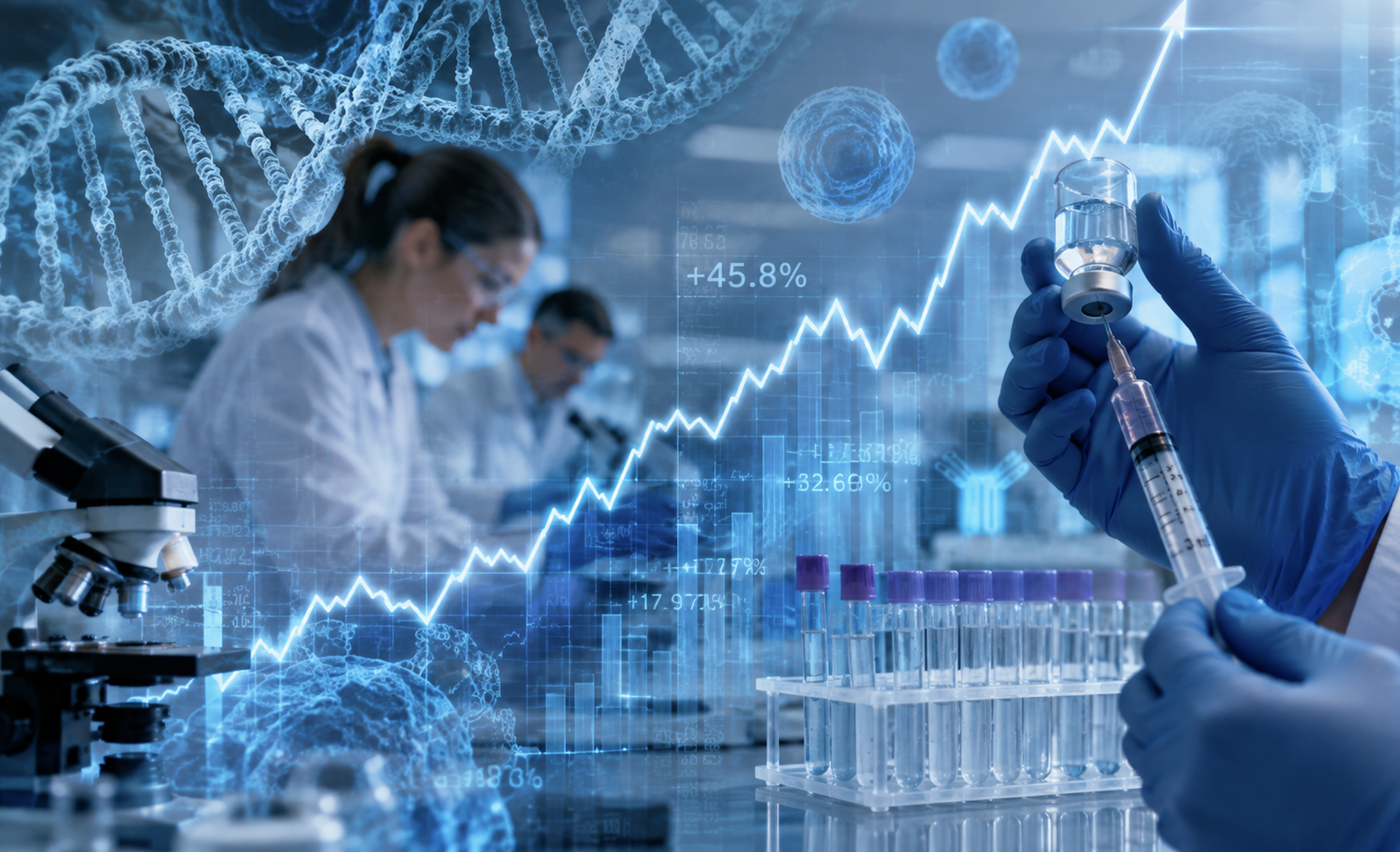 Biotech-Aktien und -Beteiligungsgesellschaften: Steiler Anstieg nach Trendwende